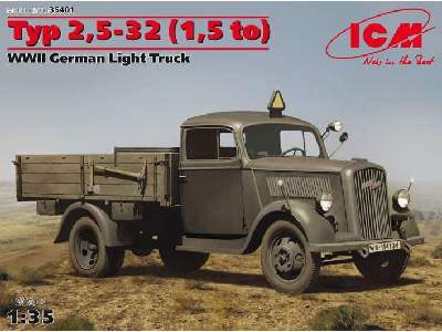 Typ 2,5-32 (1,5 to) - niemiecka ciężarówka - zdjęcie 1