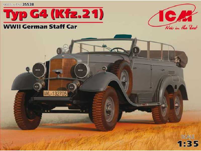 Mercedes-Benz G4 (Kfz.21) - niemiecki samochód sztabowy - zdjęcie 1 Mercedes-Benz G4 (Kfz.21) - niemiecki samochód sztabowy - zdjęcie 1