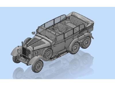 Mercedes-Benz G4 (Kfz.21) - niemiecki samochód sztabowy - zdjęcie 2