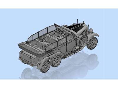 Mercedes-Benz G4 (Kfz.21) - niemiecki samochód sztabowy - zdjęcie 7