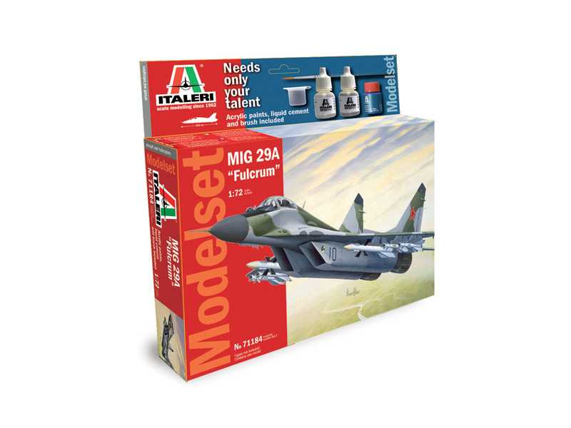 MIG-29A Fulcrum zestaw podarunkowy - zdjęcie 1 MIG-29A Fulcrum zestaw podarunkowy - zdjęcie 1