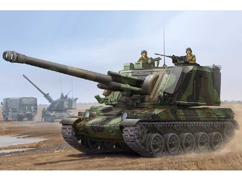 GCT 155mm AU-F1 SPH francuska haubicoarmata samobieżna - zdjęcie 1 GCT 155mm AU-F1 SPH francuska haubicoarmata samobieżna - zdjęcie 1