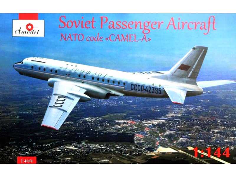 Tupolew Tu-104 - kod NATO "Camel-A" - zdjęcie 1 Tupolew Tu-104 - kod NATO "Camel-A" - zdjęcie 1