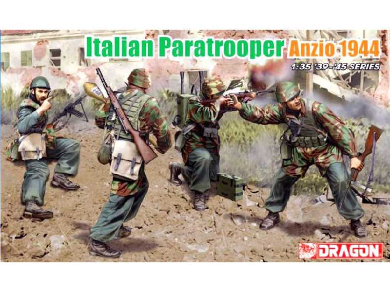 Włoscy spadachroniarze - Anzio 1944 - zdjęcie 1 Włoscy spadachroniarze - Anzio 1944 - zdjęcie 1