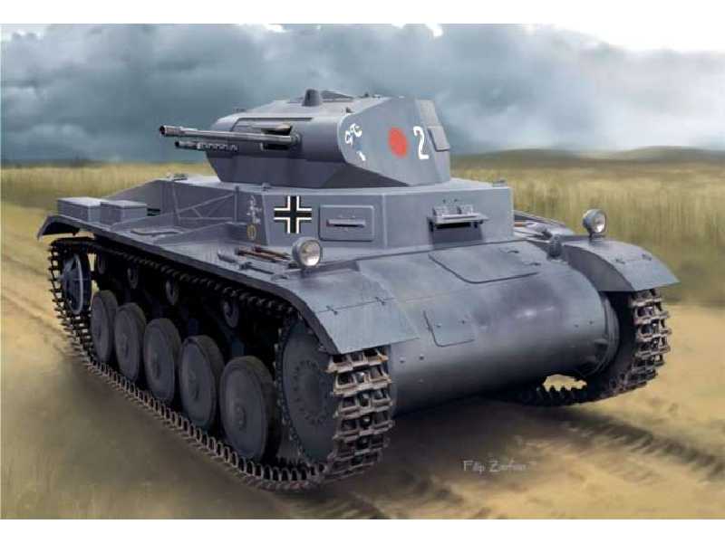 Pz.Kpfw.II Ausf.A z wnętrzem - Smart Kit - zdjęcie 1