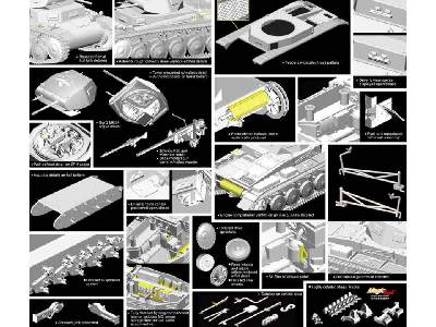 Pz.Kpfw.II Ausf.A z wnętrzem - Smart Kit - zdjęcie 3