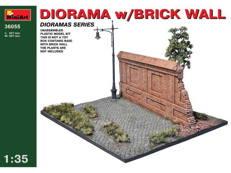 Diorama z murem - zdjęcie 1 Diorama z murem - zdjęcie 1