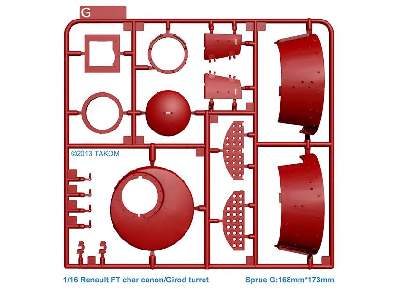 Renault FT-17 Char Cannon / Girod Turret - czołg francuski - zdjęcie 5
