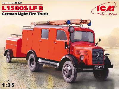 Mercedes L1500S LF 8 - niemiecki wóz strażacki - zdjęcie 1