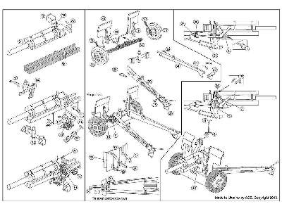 Amerykańska haubica 105mm M2A1 z przodkiem M2A2 - II W.Ś. - zdjęcie 3