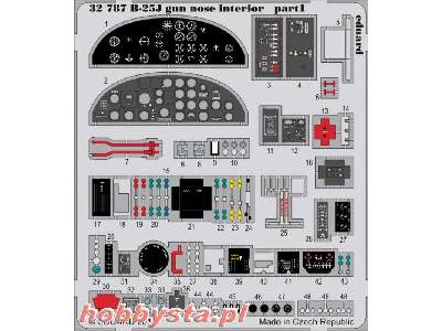 B-25J gun nose interior S. A. 1/32 - Hk Models - zdjęcie 2