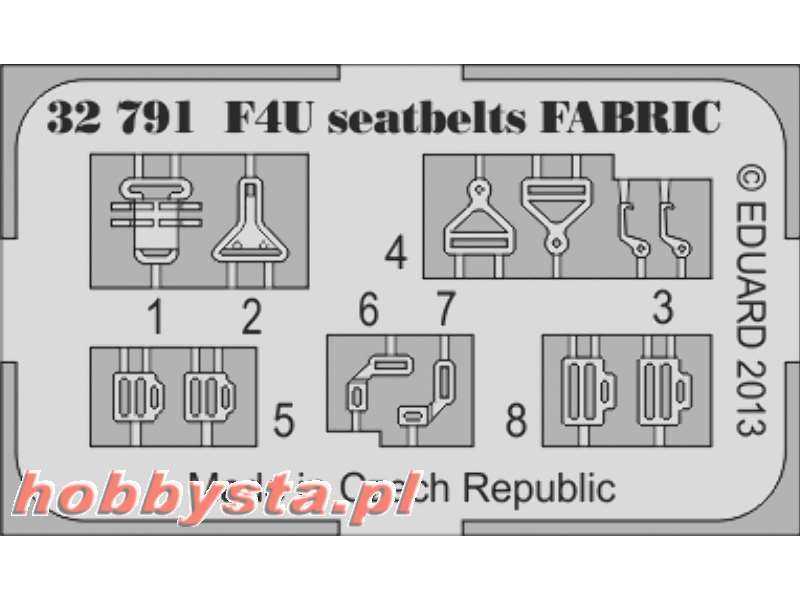 F4U seatbelts FABRIC 1/32 - Tamiya - zdjęcie 1 F4U seatbelts FABRIC 1/32 - Tamiya - zdjęcie 1
