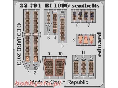 Bf 109G seatbelts 1/32 - Revell - zdjęcie 1