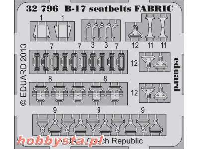 B-17 seatbelts FABRIC 1/32 - Hk Models - zdjęcie 1