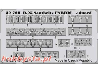 B-25 seatbelts FABRIC 1/32 - Hk Models - zdjęcie 2