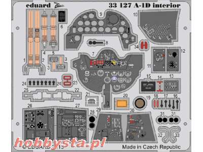 A-1D interior S. A. 1/32 - Trumpeter - zdjęcie 1