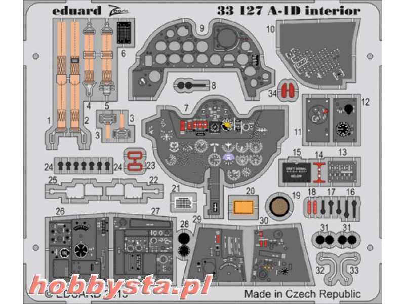 A-1D interior S. A. 1/32 - Trumpeter - zdjęcie 1