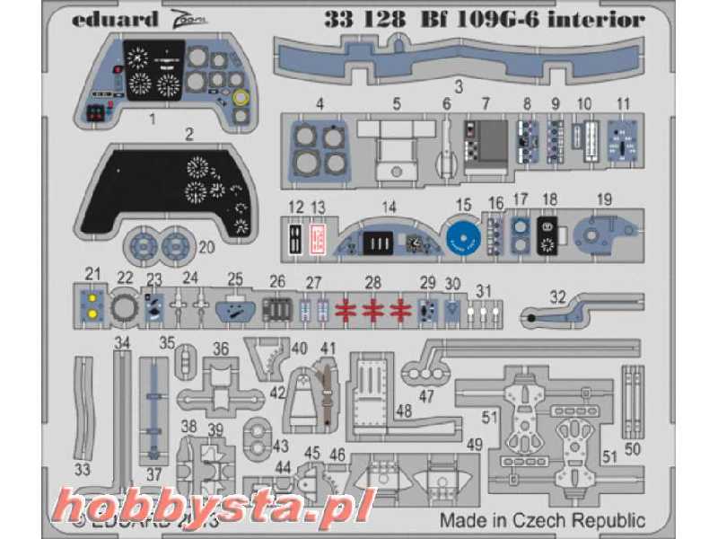 Bf 109G-6 interior S. A. 1/32 - Revell - zdjęcie 1