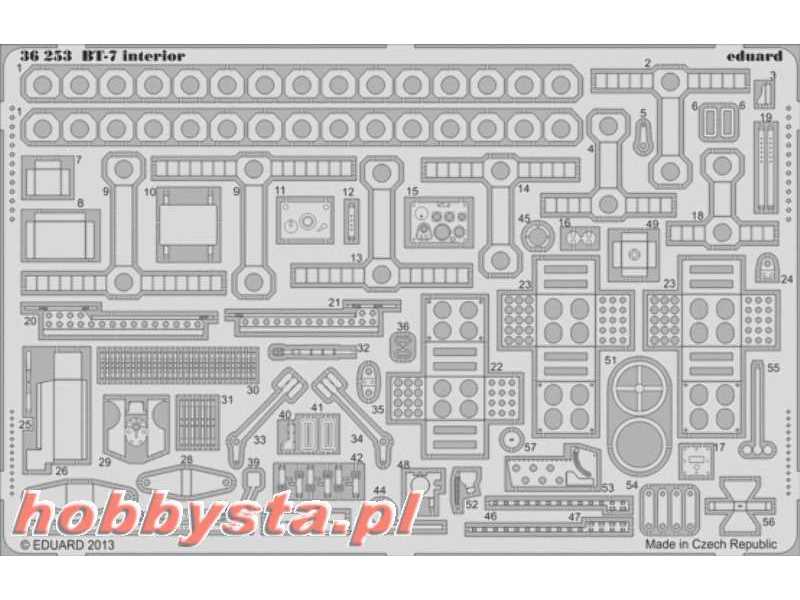 BT-7 interior 1/35 - Tamiya - zdjęcie 1