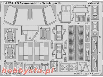 US Armoured Gun Truck 1/35 - Italeri - zdjęcie 4