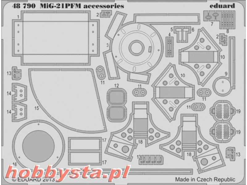 MiG-21PFM accessories 1/48 - Eduard - zdjęcie 1