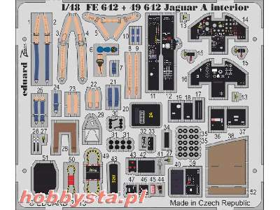 Jaguar A  S. A. 1/48 - Kitty Hawk - zdjęcie 2