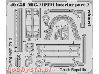 MiG-21PFM interior 1/48 - Eduard - zdjęcie 3