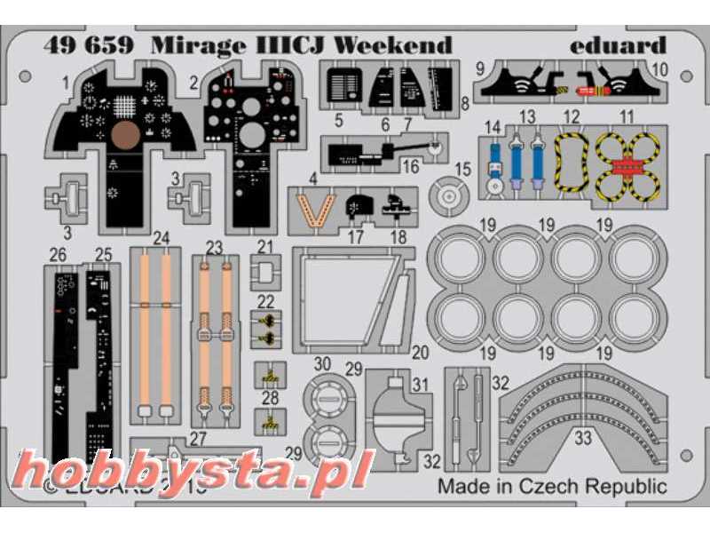 Mirage IIICJ Weekend 1/48 - Eduard - zdjęcie 1 Mirage IIICJ Weekend 1/48 - Eduard - zdjęcie 1