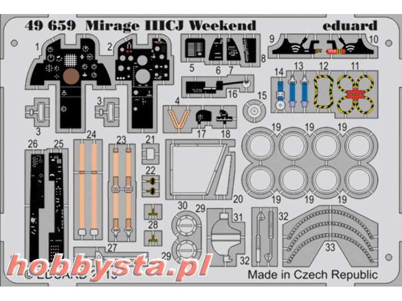 Mirage IIICJ  Weekend 1/48 - Eduard - zdjęcie 1