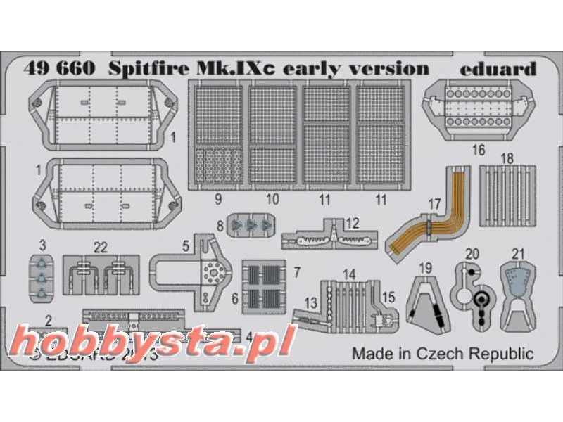 Spitfire Mk. IXc early version 1/48 - Eduard - zdjęcie 1 Spitfire Mk. IXc early version 1/48 - Eduard - zdjęcie 1