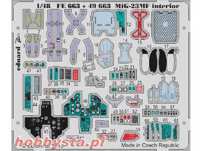 MiG-23MF interior S. A. 1/48 - Trumpeter - zdjęcie 2