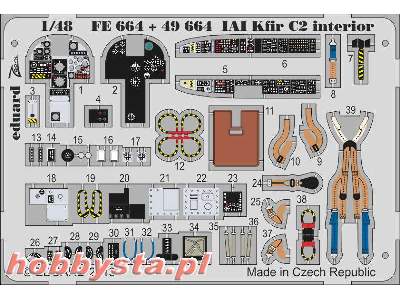 IAI Kfir C2 interior S. A. 1/48 - Amk - zdjęcie 2