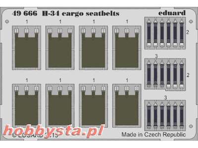 H-34 cargo seatbelts 1/48 - Gallery Models - zdjęcie 1