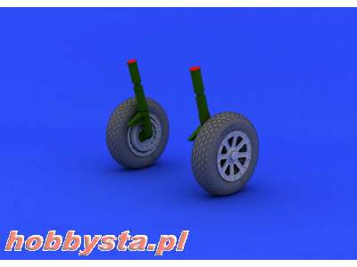 F4U-1 wheels 1/32 - Tamiya - zdjęcie 1