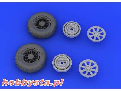 F4U-1 wheels 1/32 - Tamiya - zdjęcie 6