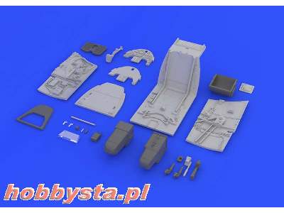 Bf 109G-6 cockpit 1/32 - Revell - zdjęcie 4