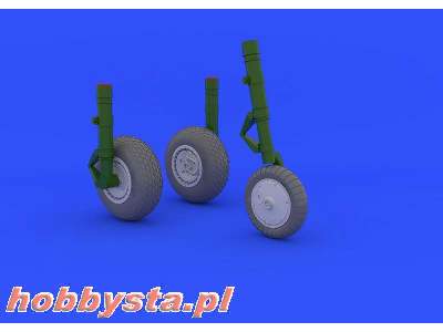 Me 262 wheels 1/32 - Trumpeter - zdjęcie 3