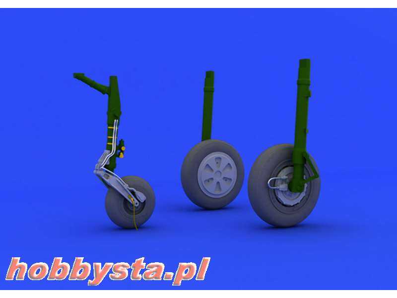 MiG-21PFM wheels 1/48 - Eduard - zdjęcie 1 MiG-21PFM wheels 1/48 - Eduard - zdjęcie 1