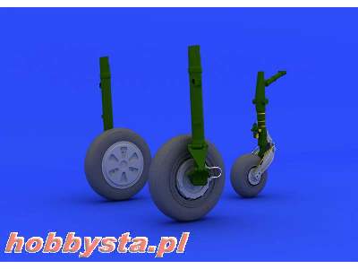 MiG-21PFM wheels 1/48 - Eduard - zdjęcie 3