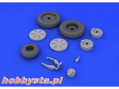 MiG-21PFM wheels 1/48 - Eduard - zdjęcie 6