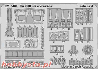 Ju 88C-6 exterior 1/72 - Revell - zdjęcie 1