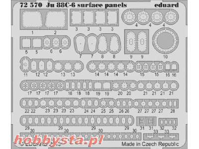 Ju 88C-6 surface panels S. A. 1/72 - Revell - zdjęcie 1