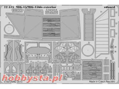 MiG-15/ MiG-15bis exterior 1/72 - Eduard - zdjęcie 1