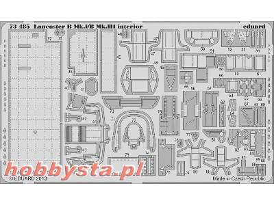 Lancaster B Mk. I/B Mk. III interior S. A. 1/72 - Airfix - zdjęcie 3