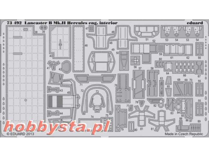 Lancaster B Mk. II interior S. A. 1/72 - Airfix - zdjęcie 1