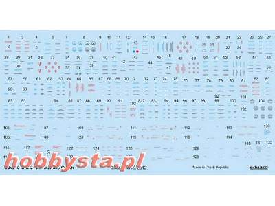 MiG-21MF stencils Czech 1/48 - zdjęcie 1