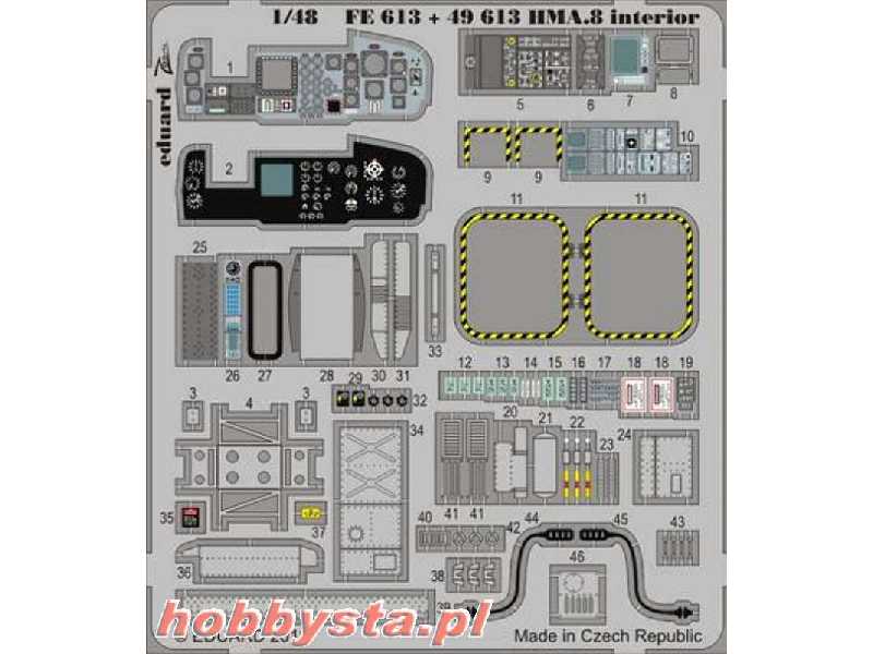 Lynx HMA.8 interior S. A. 1/48 - Airfix - zdjęcie 1