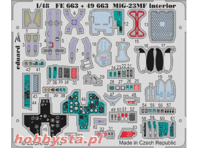 MiG-23MF interior S. A. 1/48 - Trumpeter - zdjęcie 1