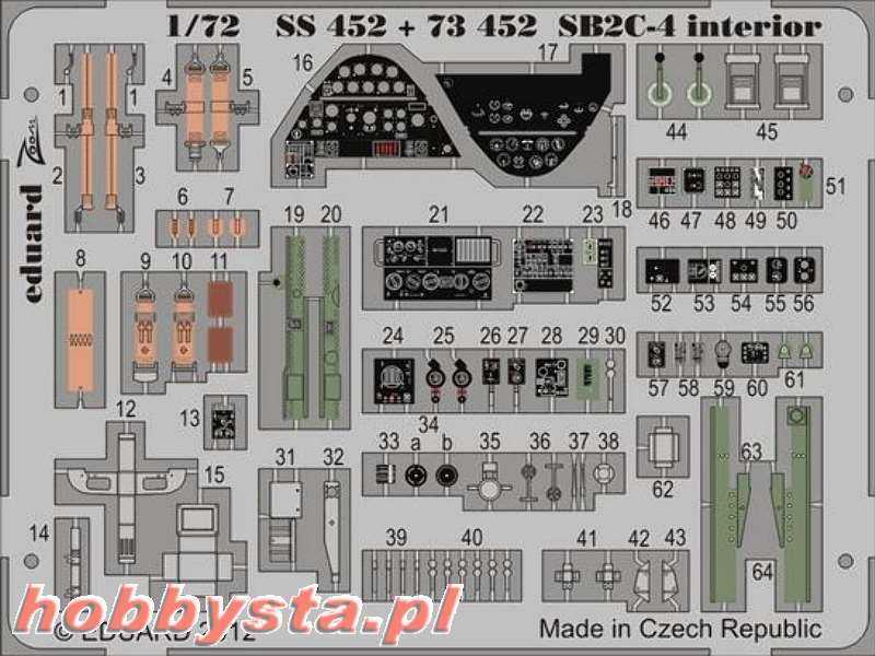 SB2C-4 interior S. A. 1/72 - Cyber Hobby - zdjęcie 1