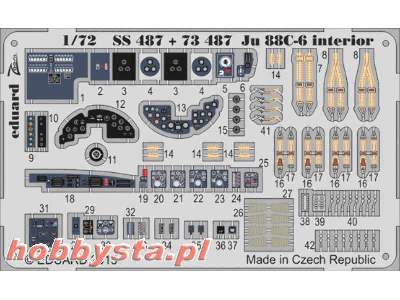 Ju 88C-6 interior S. A. 1/72 - Revell - zdjęcie 1